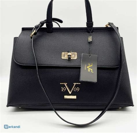 19v69 italia by versace geanta|19V69 Italia by Versace Handbags in Black .